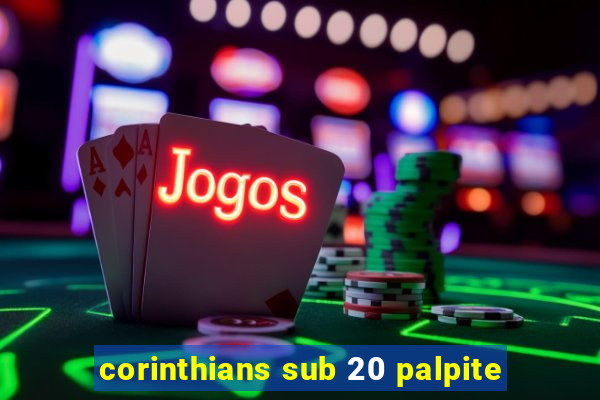 corinthians sub 20 palpite